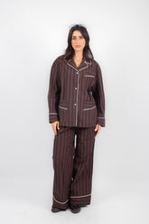 Stripe Set- Brown